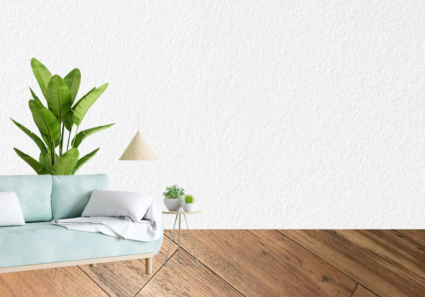 Customizable light natural texture finish in a contemporary interior