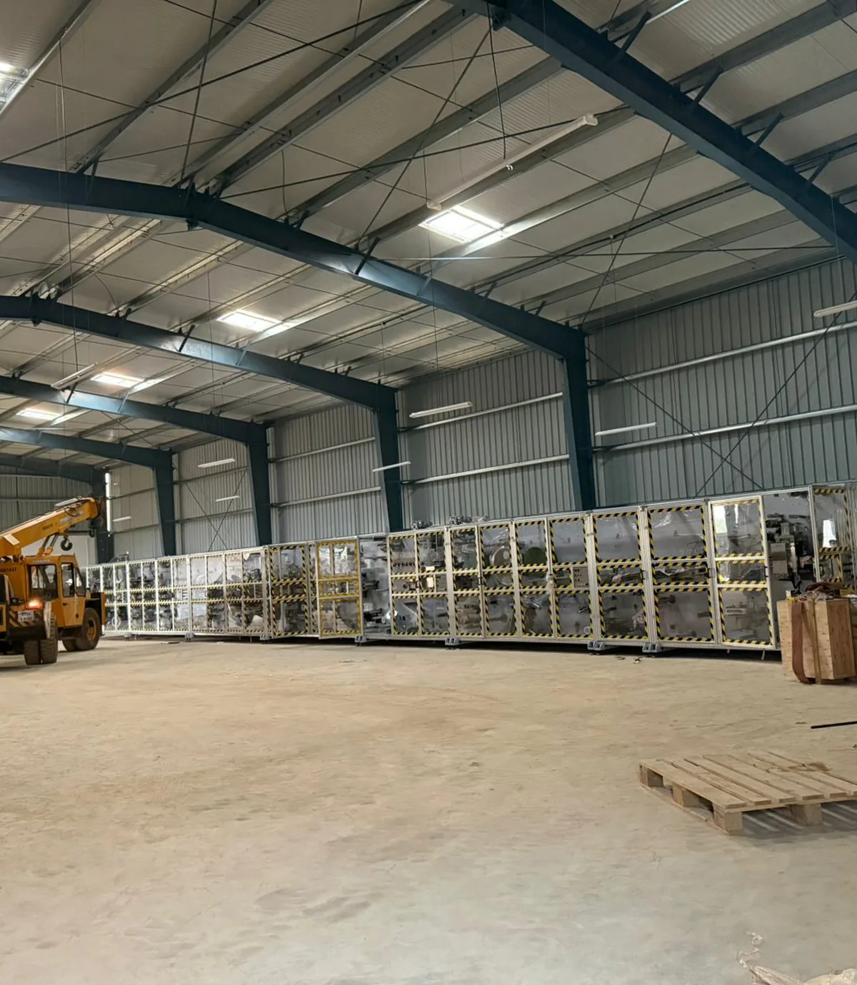 Goa factory industrial space finished with Luxstone architectural coating