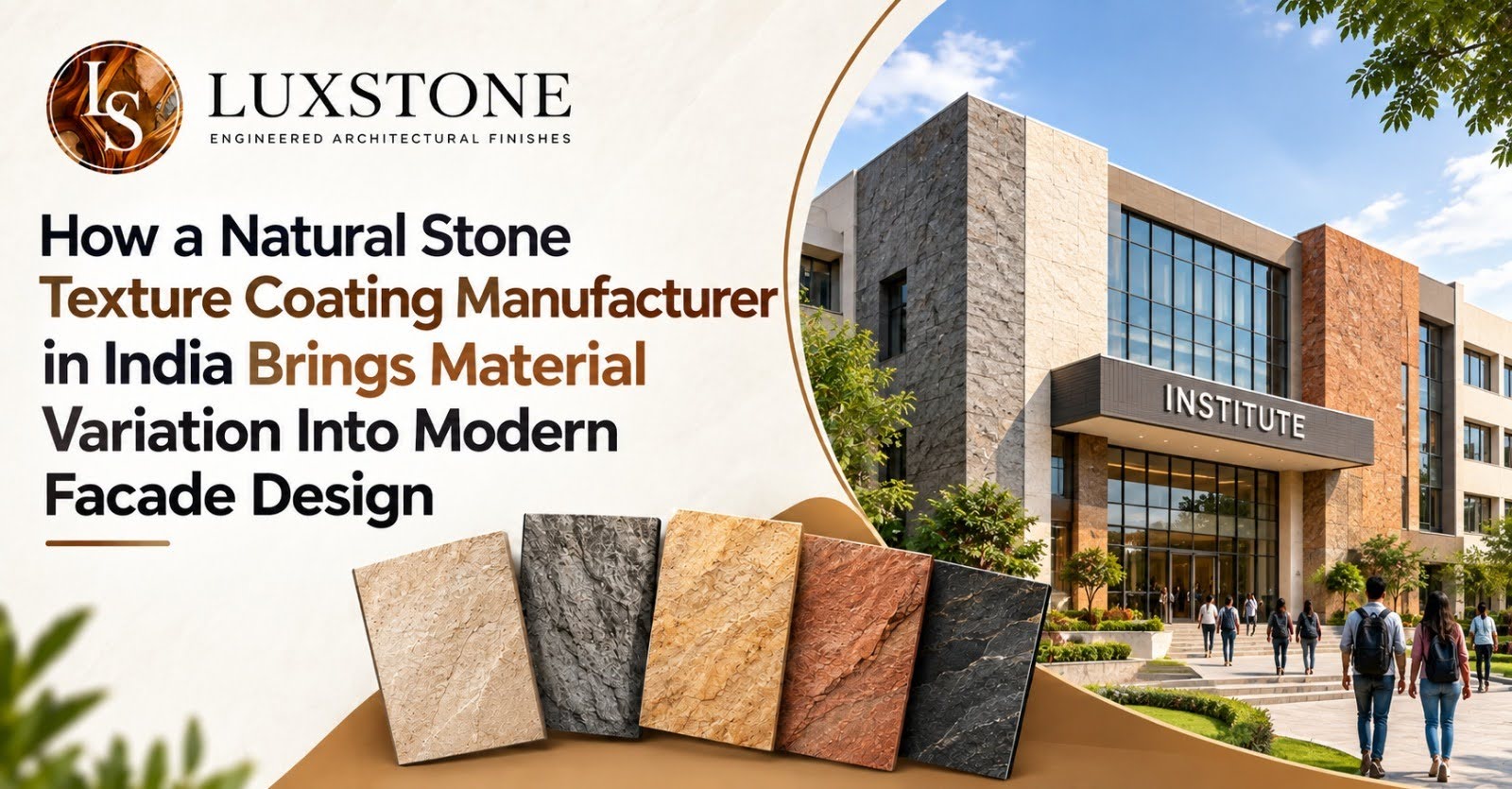 How a Natural Stone Texture Coating Manufacturer in India Brings Material Variation Into Modern Facade Design