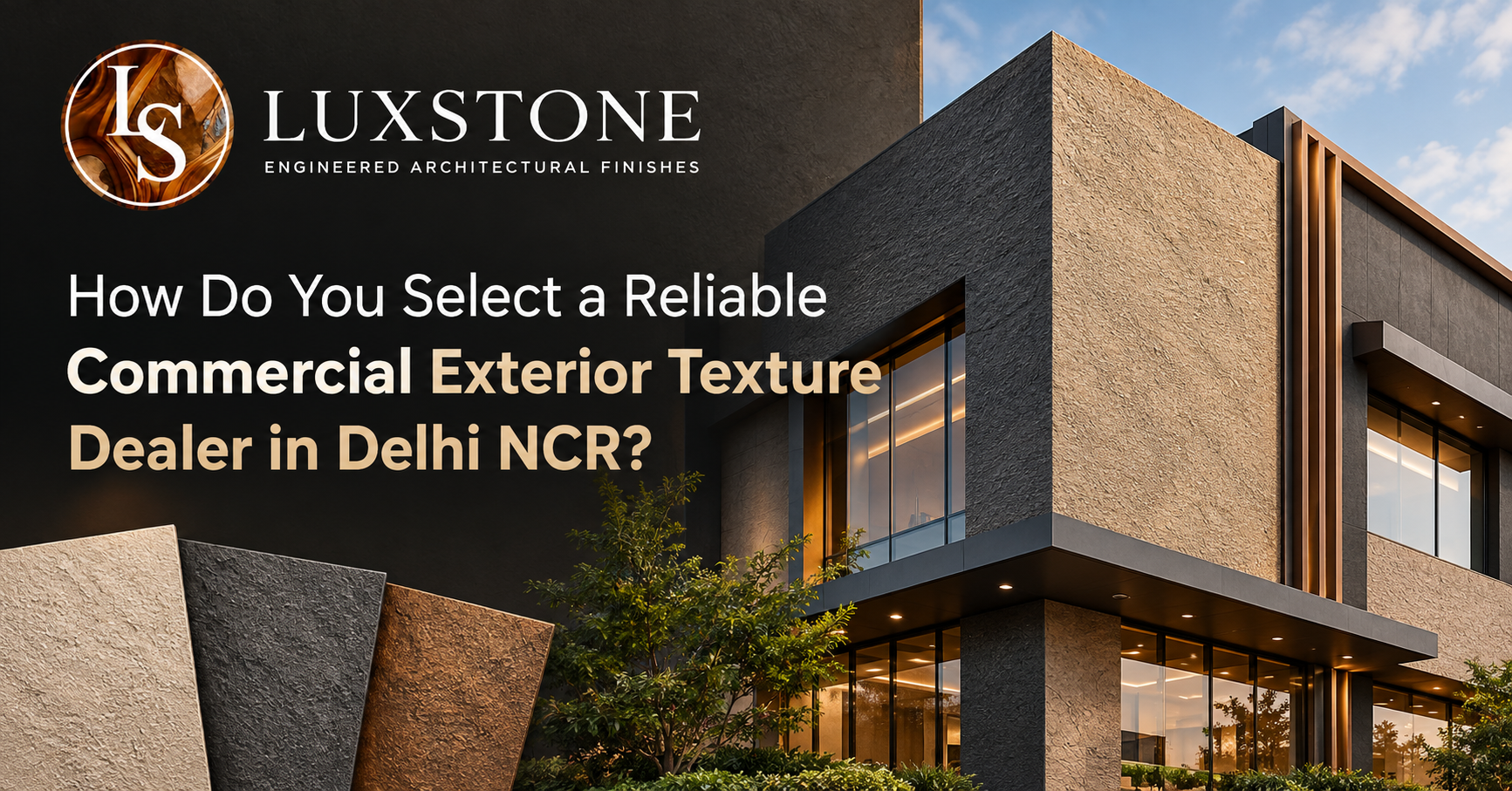 Weatherproof exterior wall finished with durable natural stone texture